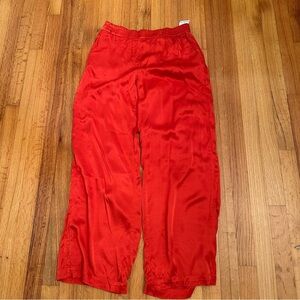 IVO NIKKOLO RED VISCOSE PANTS SIZE 38 (¥¥